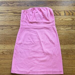Vineyard Vines Strapless Pink Sheath Dress